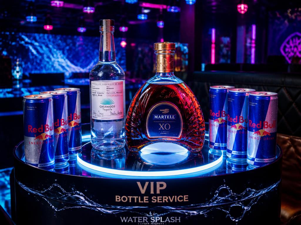 Platinum Special table package with Casamigos, Martell XO and six Red Bull cans